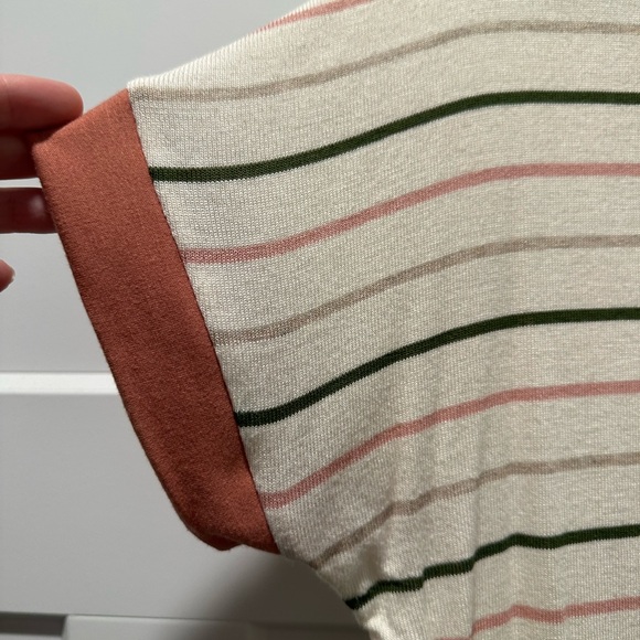 Pink Clover Multicolor Striped Tee - Picture 6 of 9